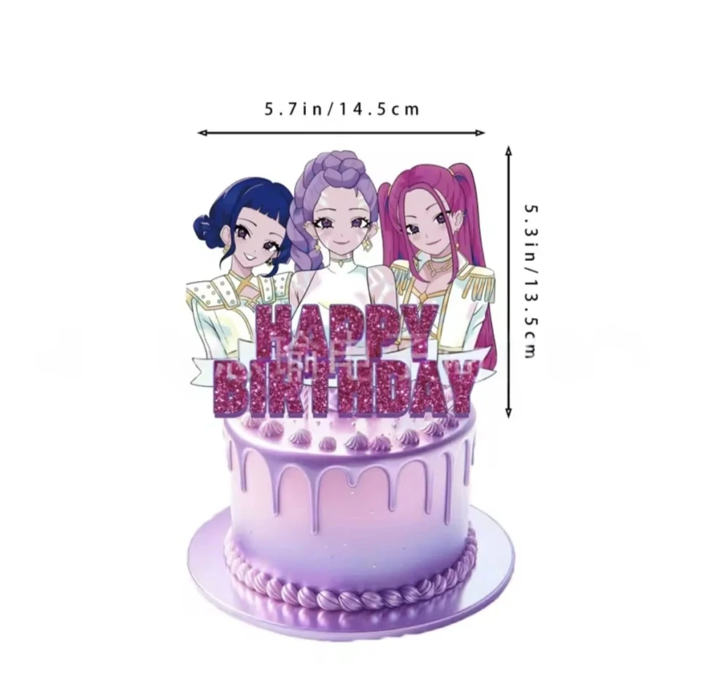 Dekorace na dort - TOPPER KPOP - 1 ks