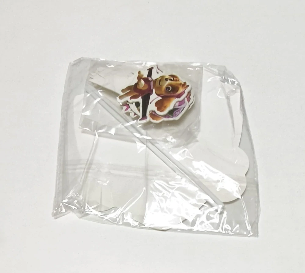 Set dekorací na dort a muffiny - TOPPER TLAPKOVÁ PATROLA - SKYE - 25 ks