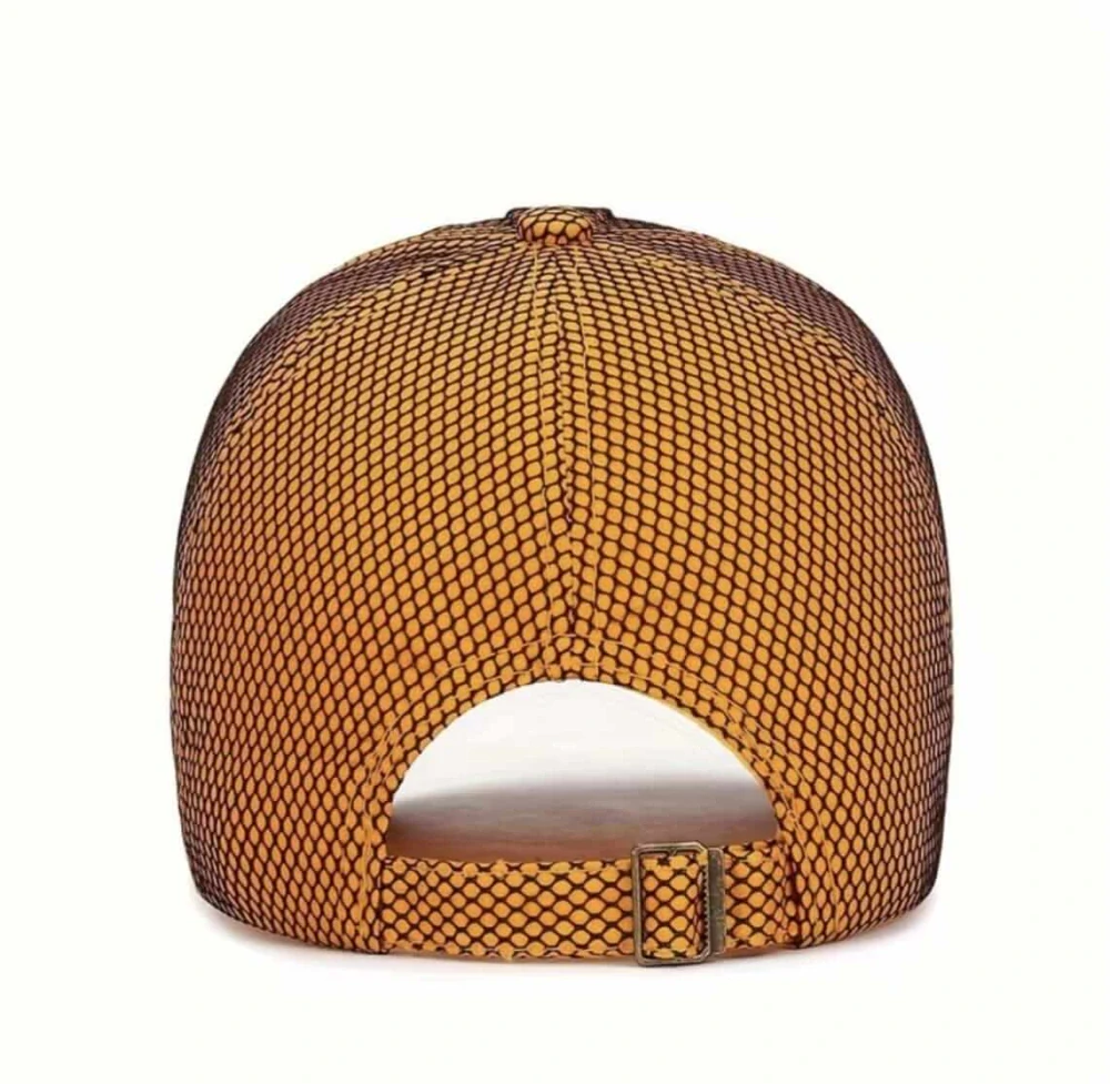 Stylová kšiltovka pro děti i dospělé s černou síťkou – ŽLUTÁ (od 7 let)