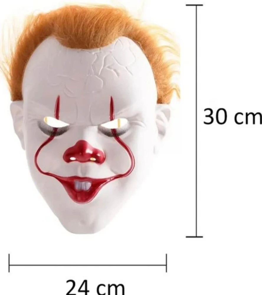 Kostýmní maska Hororový Klaun Pennywise (To / IT)