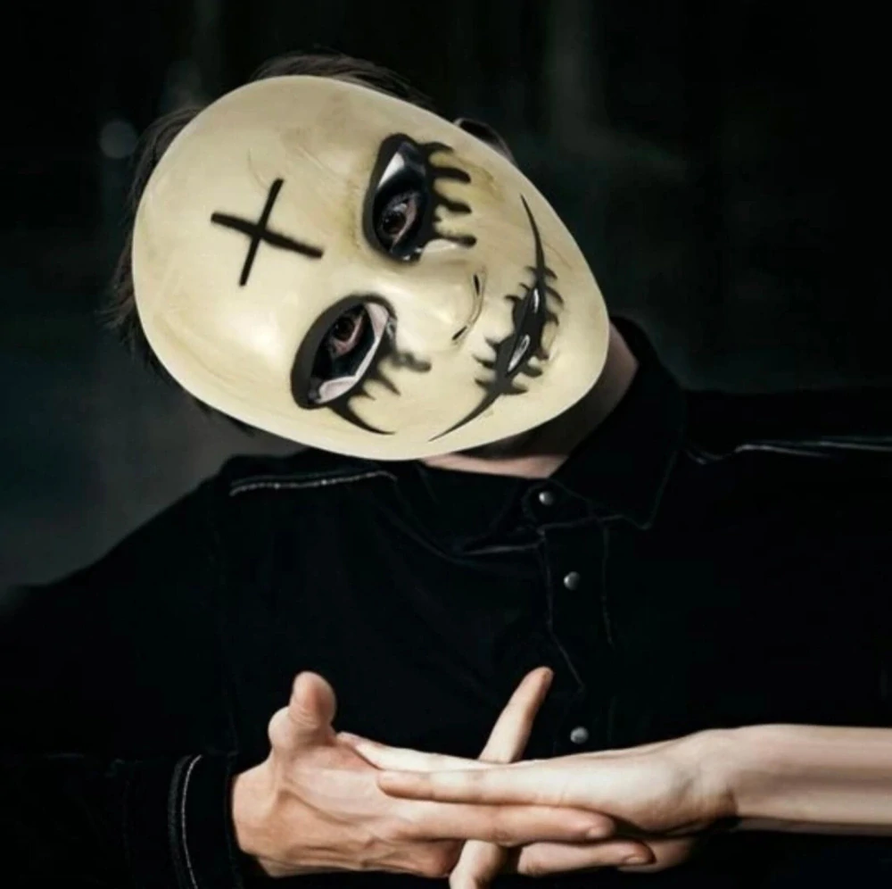 Hororová maska – Očista / The Purge – Rekvizitní maska s křížem