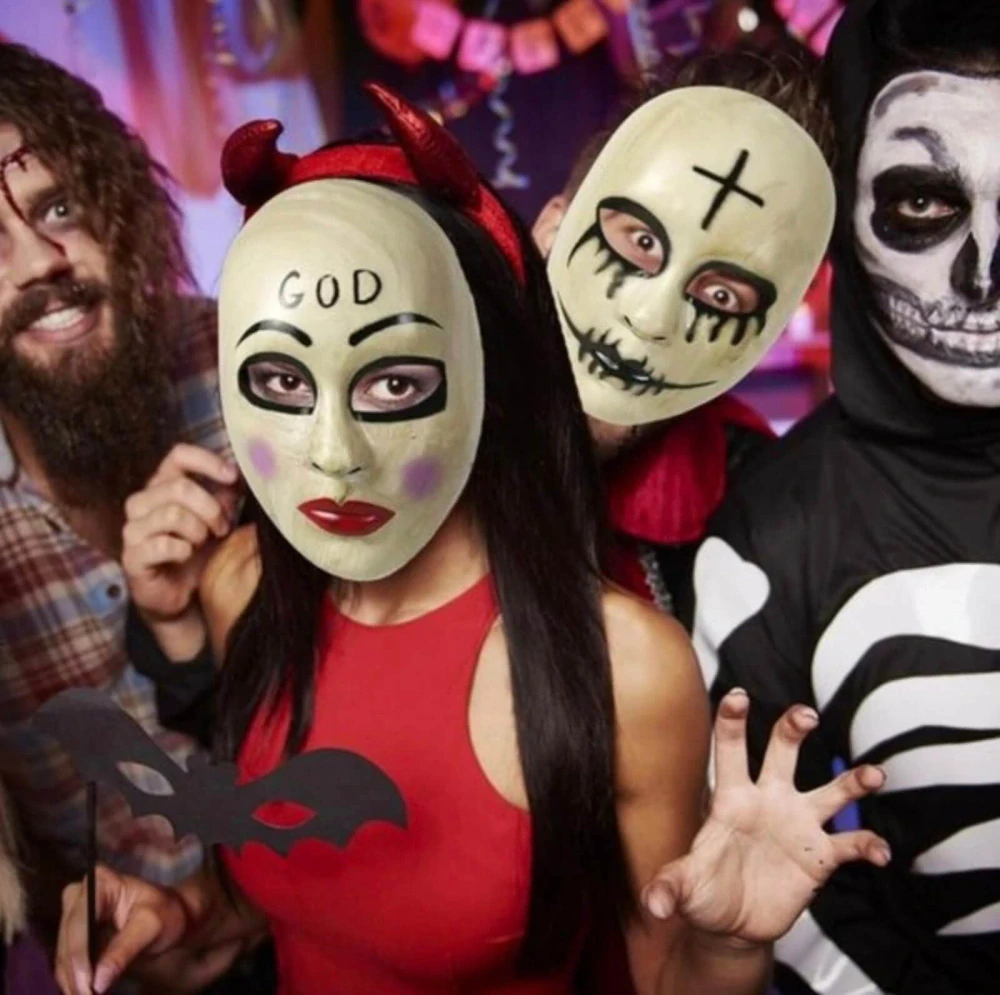 Hororová maska – Očista / The Purge – Rekvizitní maska GOD