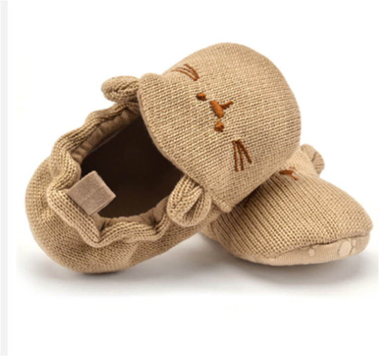 Capáčky - MYŠKA - SVĚTLE HNĚDÉ (0-6m)