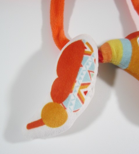 Plyšová závěsná hračka - PTÁČEK