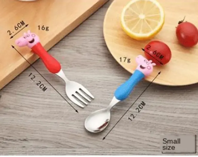 Dětský příbor v krabičce - PRASÁTKO PEPA