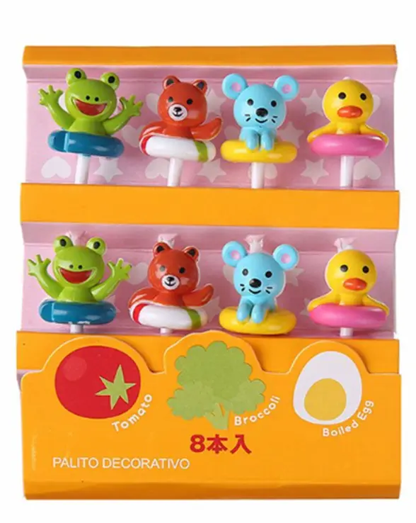 Napichovátka - ZVÍŘÁTKA V KRUHU - 8 ks