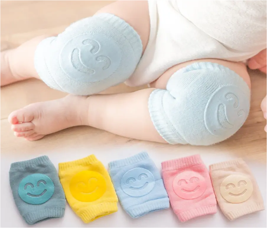 Protiskluzové návleky na kolena - SVĚTLE MODRÉ