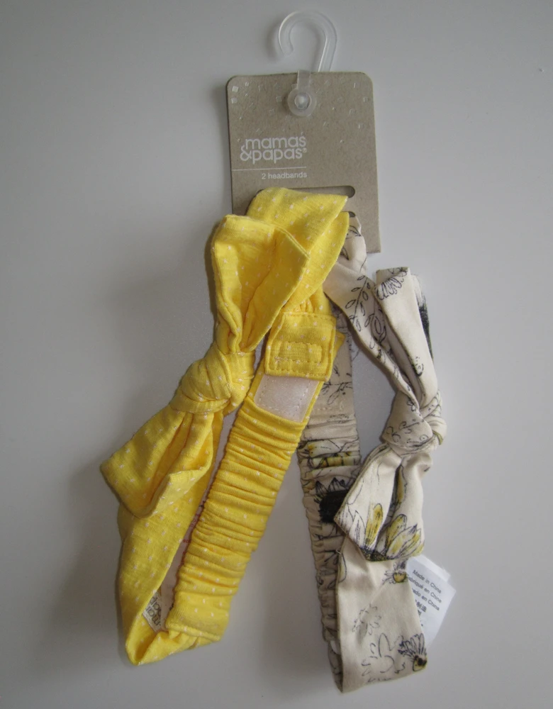 Set čelenek s mašlí - 2 kusy