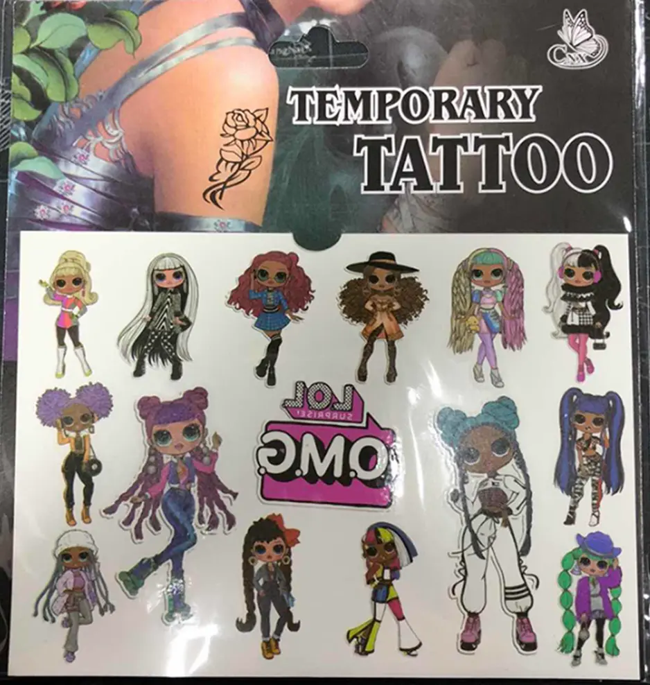 Dětské dočasné tetování -  L.O.L. SURPRISE! 2