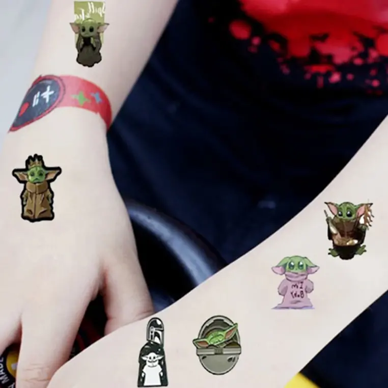 Dětské dočasné tetování - STAR WARS - YODA