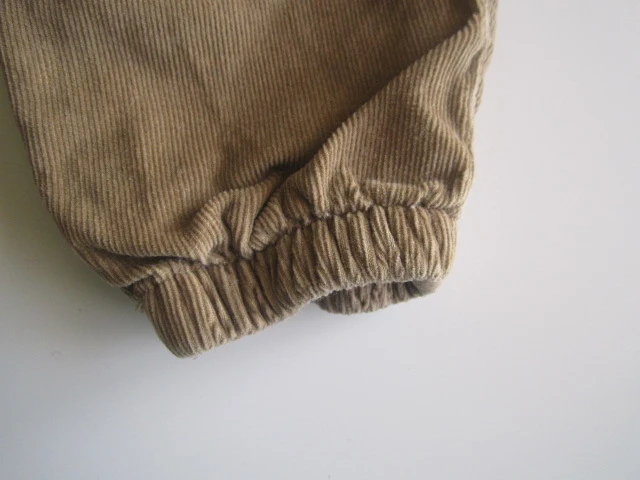 Zateplené manšestrové kalhoty