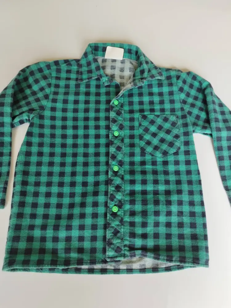 Flanelová košile s dlouhým rukávem