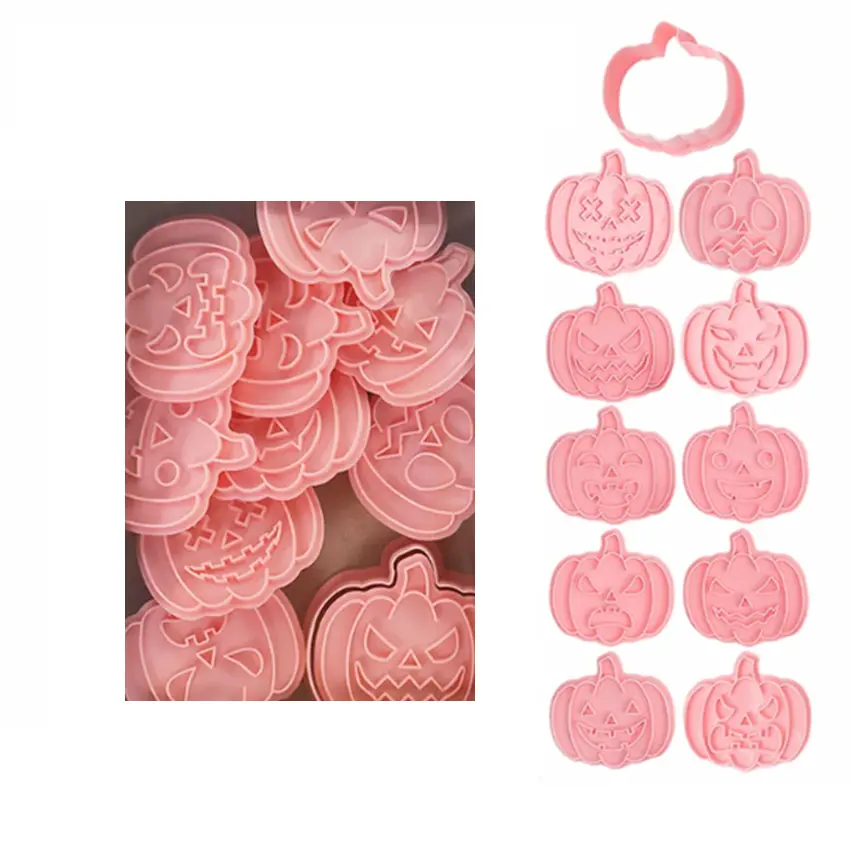 3D vykrajovátka na sušenky - HALLOWEEN - TYKVE - 10 ks