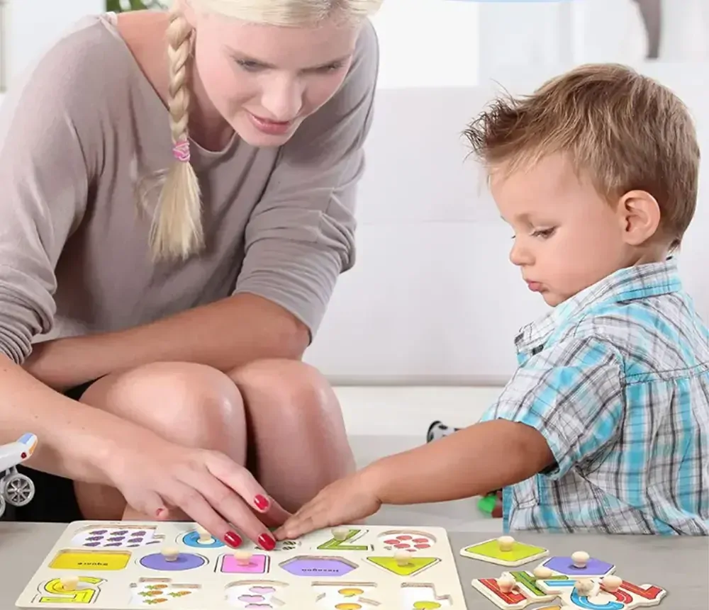 Dřevěná vkládačka - PÍSMENKA - (L)