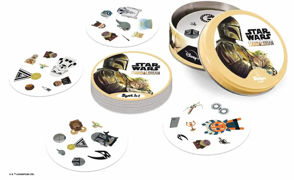 Postřehová hra Dobble-Spot it - STAR WARS - The Mandalorian