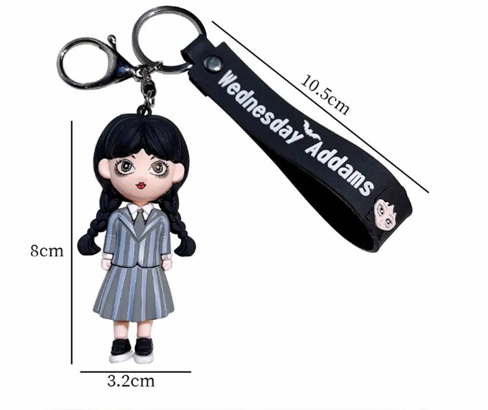 Přívěsek na klíče - THE ADDAMS FAMILY - WEDNESDAY 1