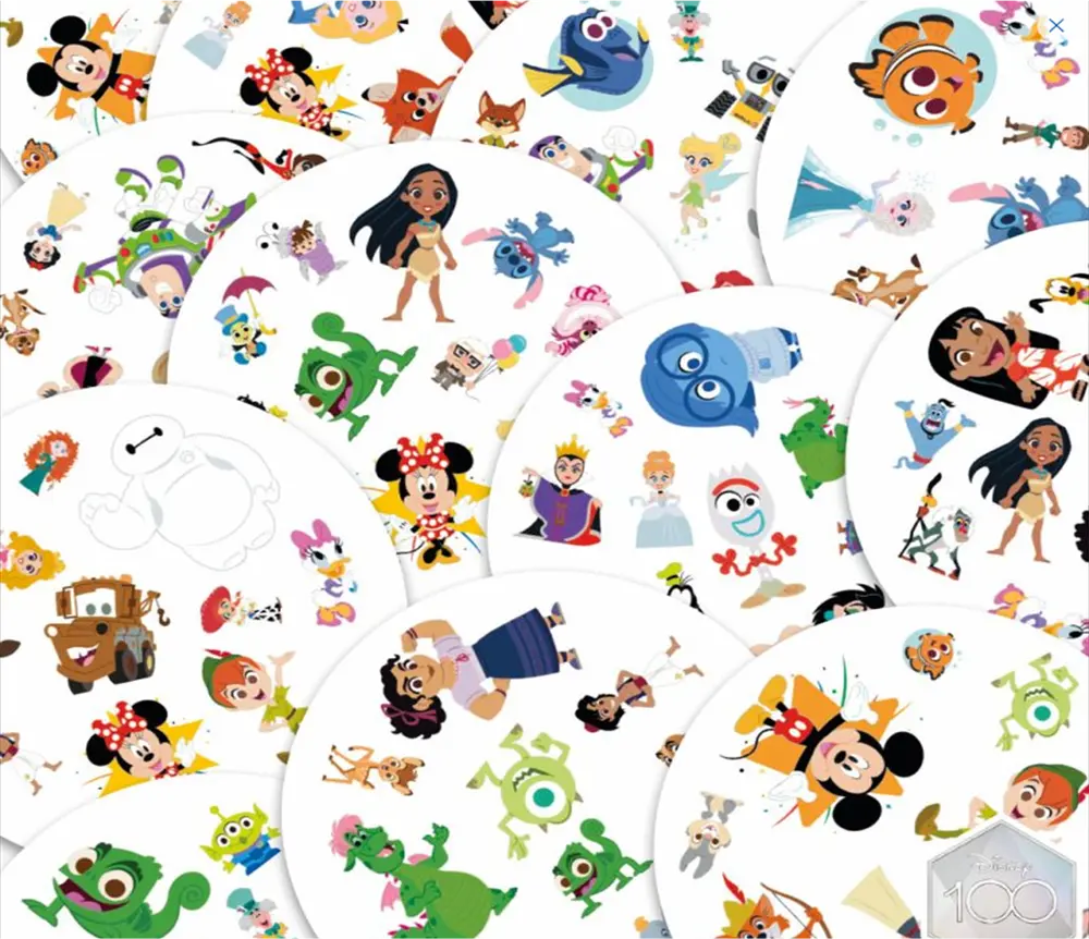 Postřehová hra Dobble-Spot it - 100 let Disney (B)
