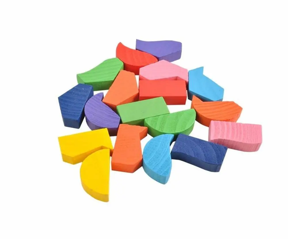 PUZZLE - geometrické tvary  