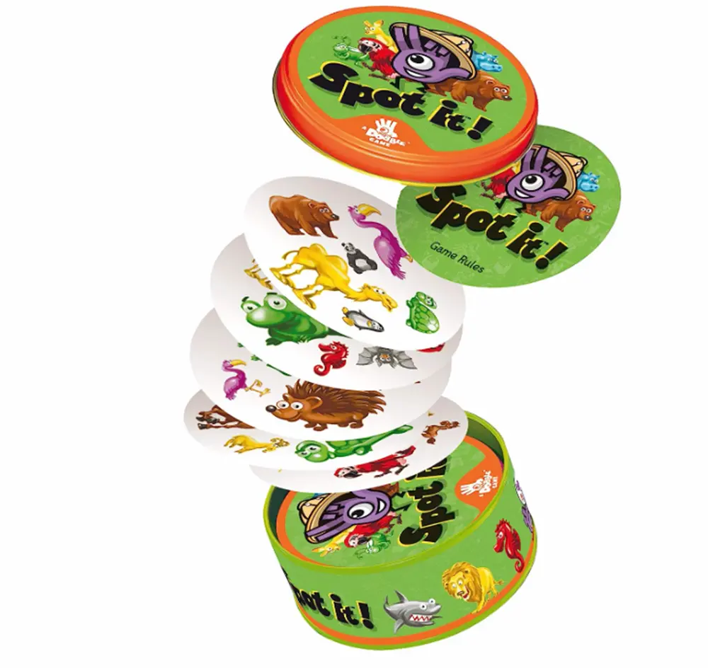 Postřehová hra Dobble-Spot it - JUNIOR ANIMALS - ZVÍŘÁTKA 2