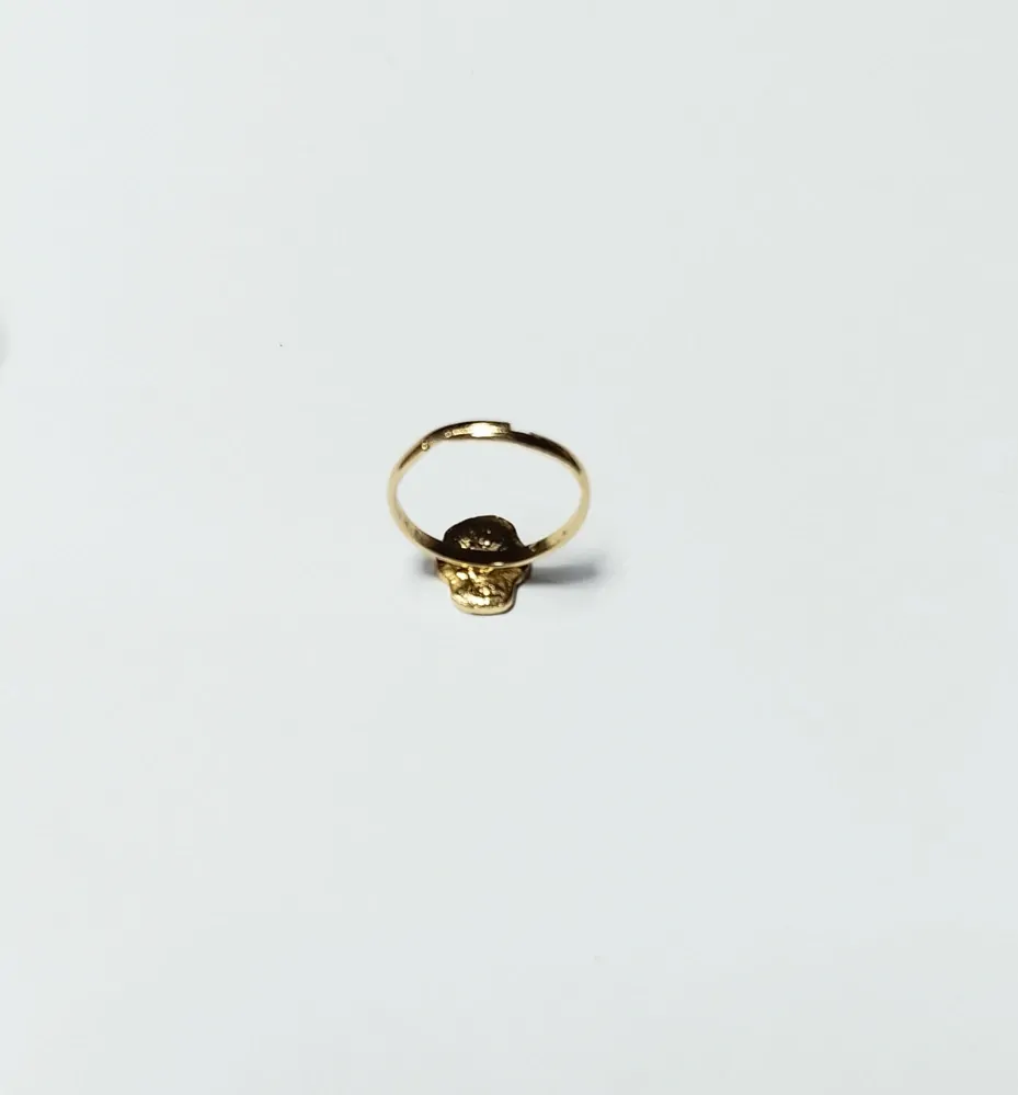 Nastavitelný prstýnek - ZLATÝ 18 - (S) 