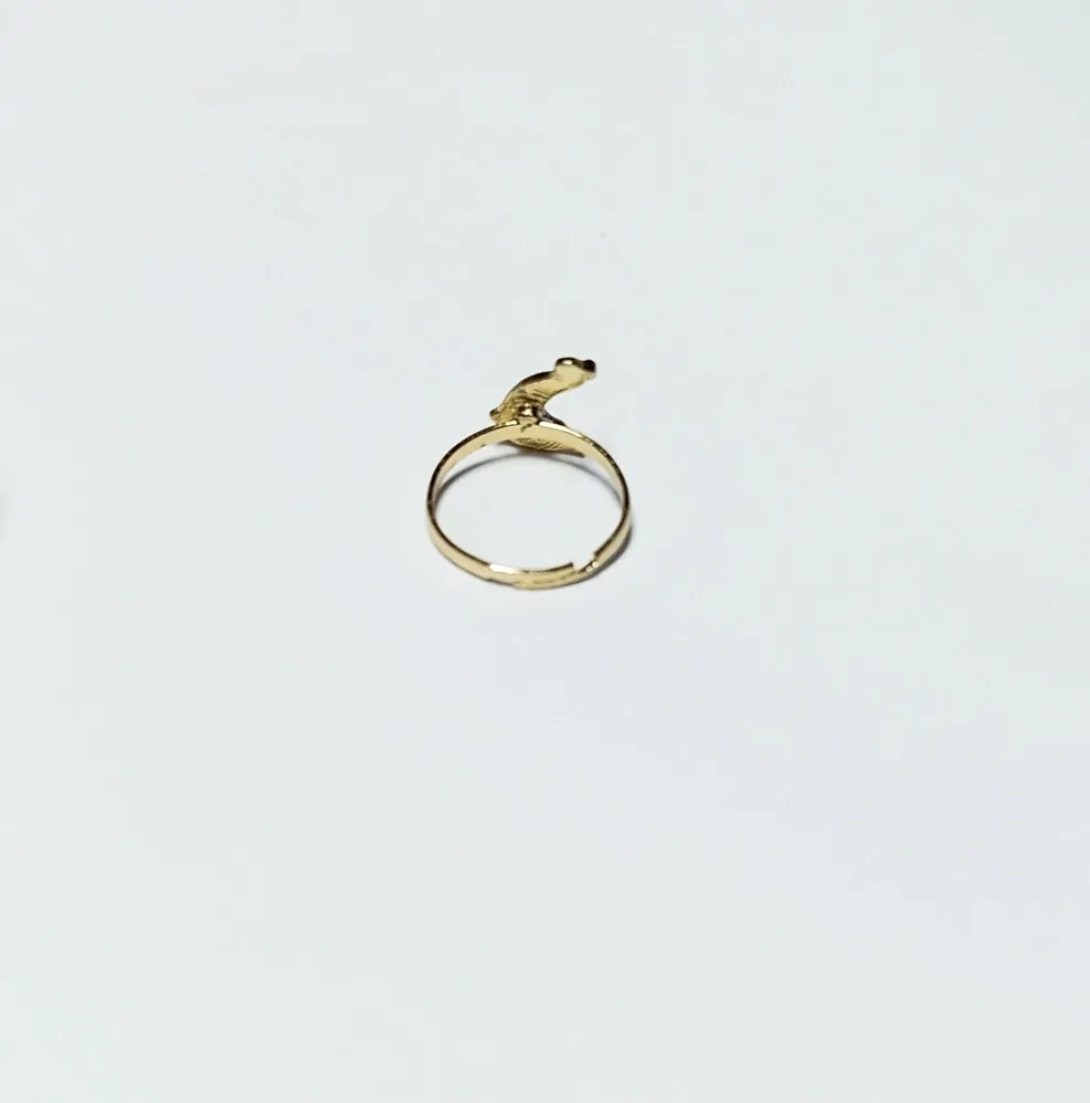 Nastavitelný prstýnek - ZLATÝ 25 - (S) 