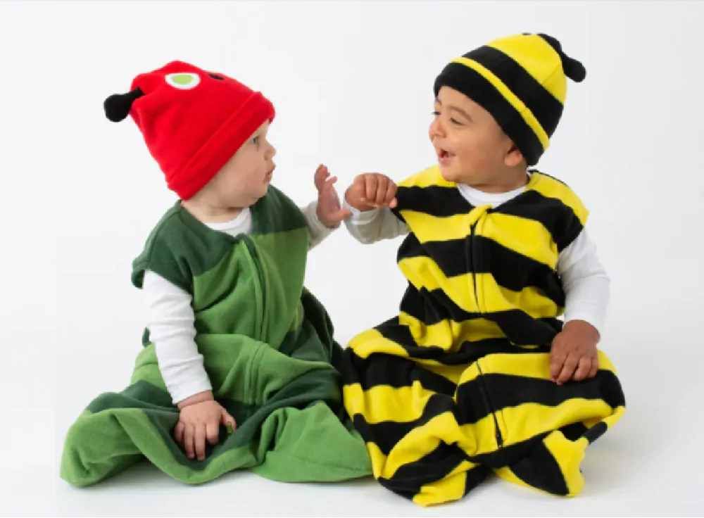 Fleecový spací pytel s čepicí pro miminko - HOUSENKA - (S)