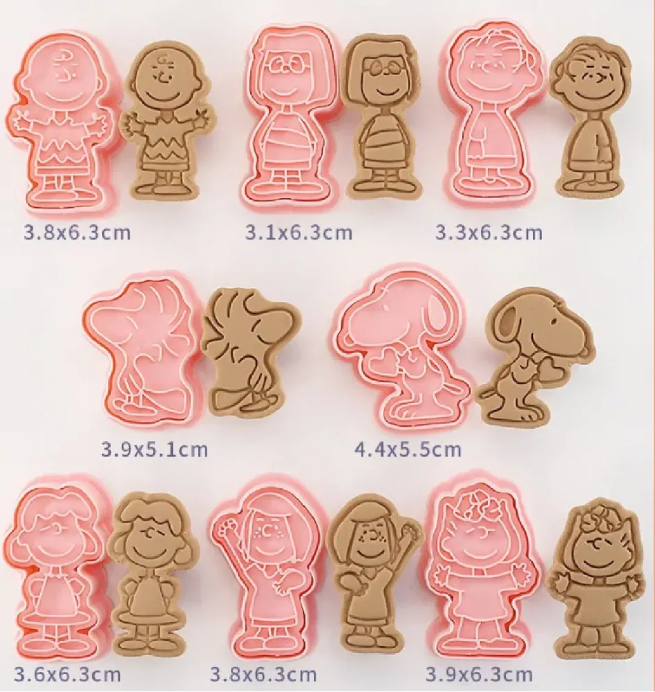 3D vykrajovátka na sušenky - SNOOPY - 8 ks 