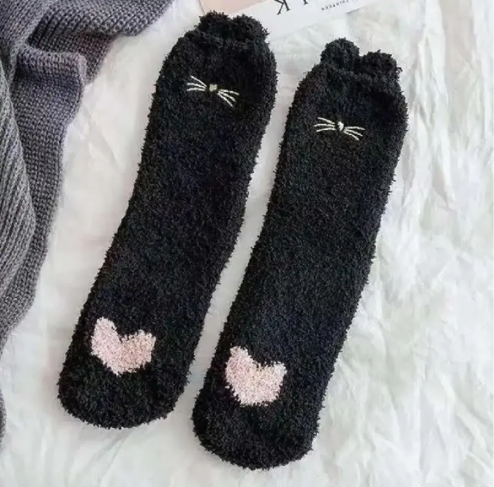 Teplé flísové ponožky - 5 párů 