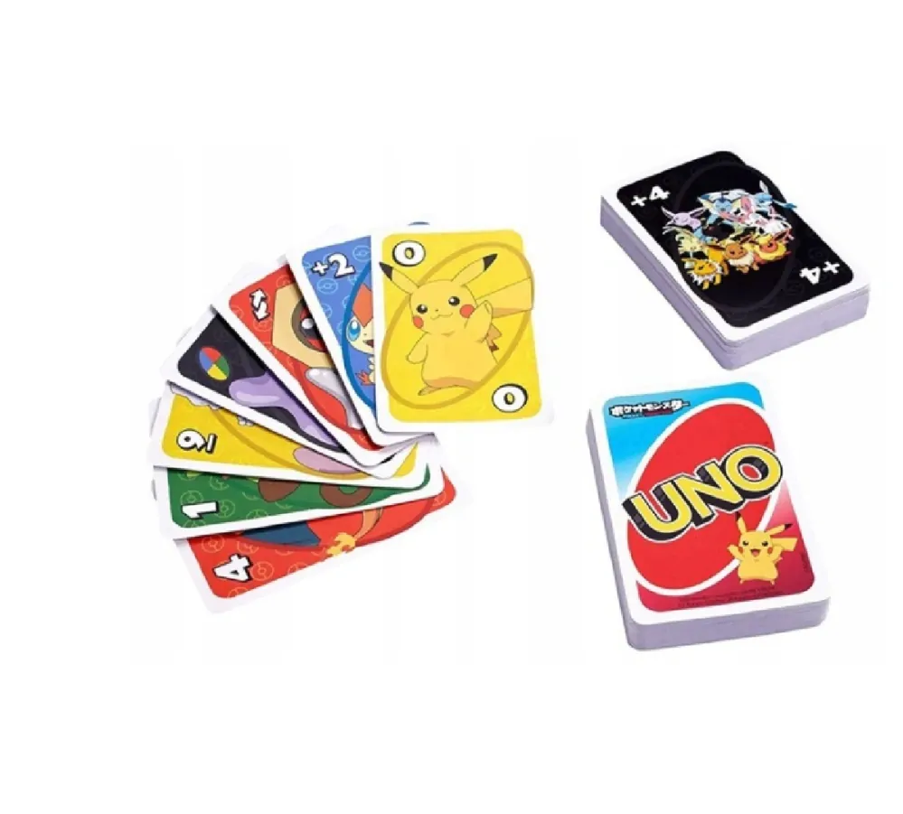 Hra Uno karty - POKÉMON - S VADOU
