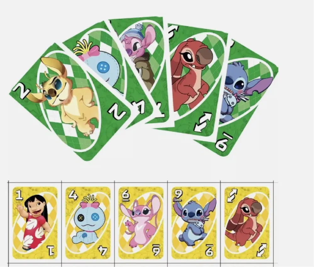 Hra Uno karty - LILO A STITCH - S VADOU 