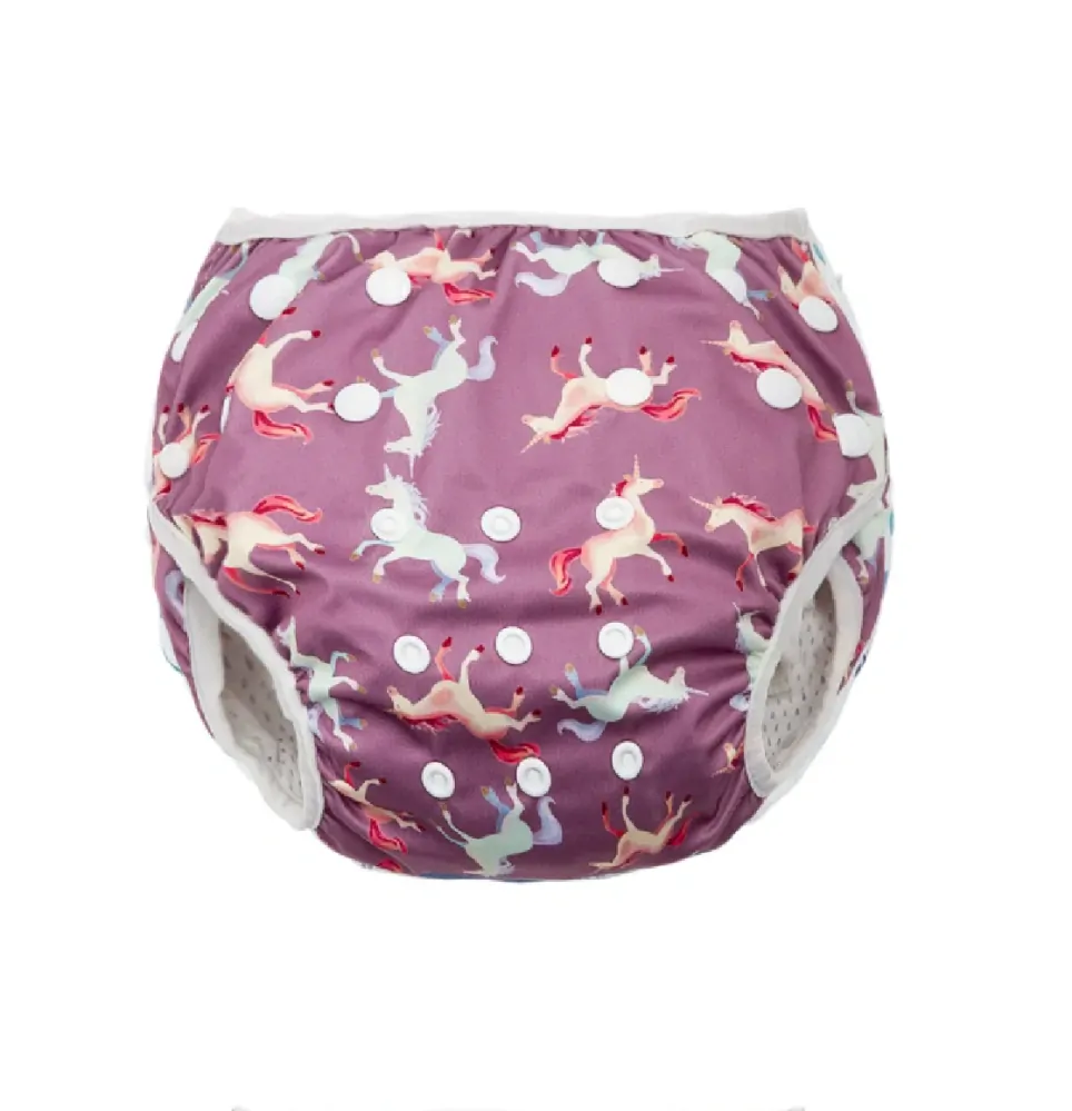 Rostoucí plenkové plavky 2 ks - TYGŘÍK + JEDNOROŽEC