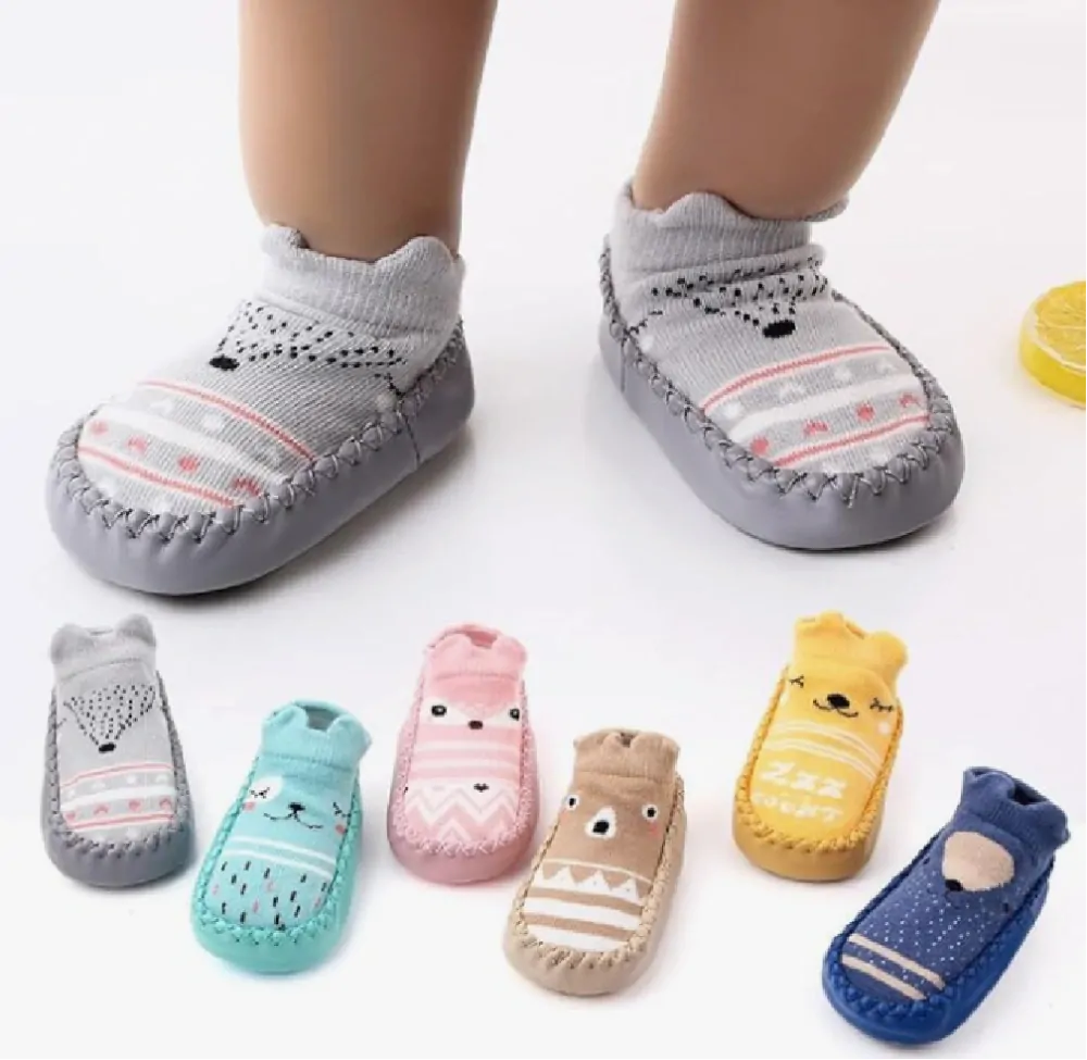 Ponožkové capáčky - ZELENÉ (12-18m)