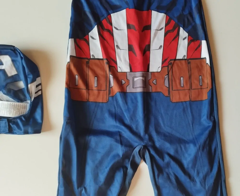 Dětský kostým - CAPTAIN AMERICA - (7-8 let)