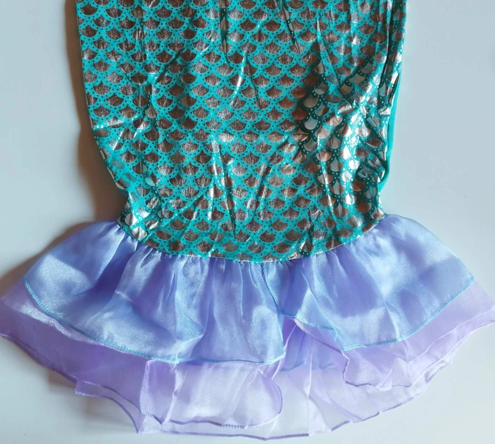 Dětský kostým - PRINCEZNÁ ARIEL - MALÁ MOŘSKÁ VÍLA (6-7 let)