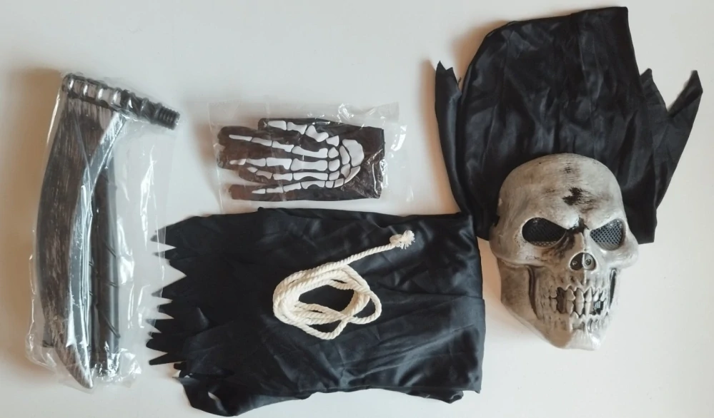 Dětský kostým - GRIM REAPER - SMRTKA (4-6 let)
