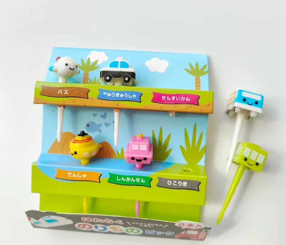 Napichovátka - DOPRAVNÍ PROSTŘEDKY (A) - 6 ks