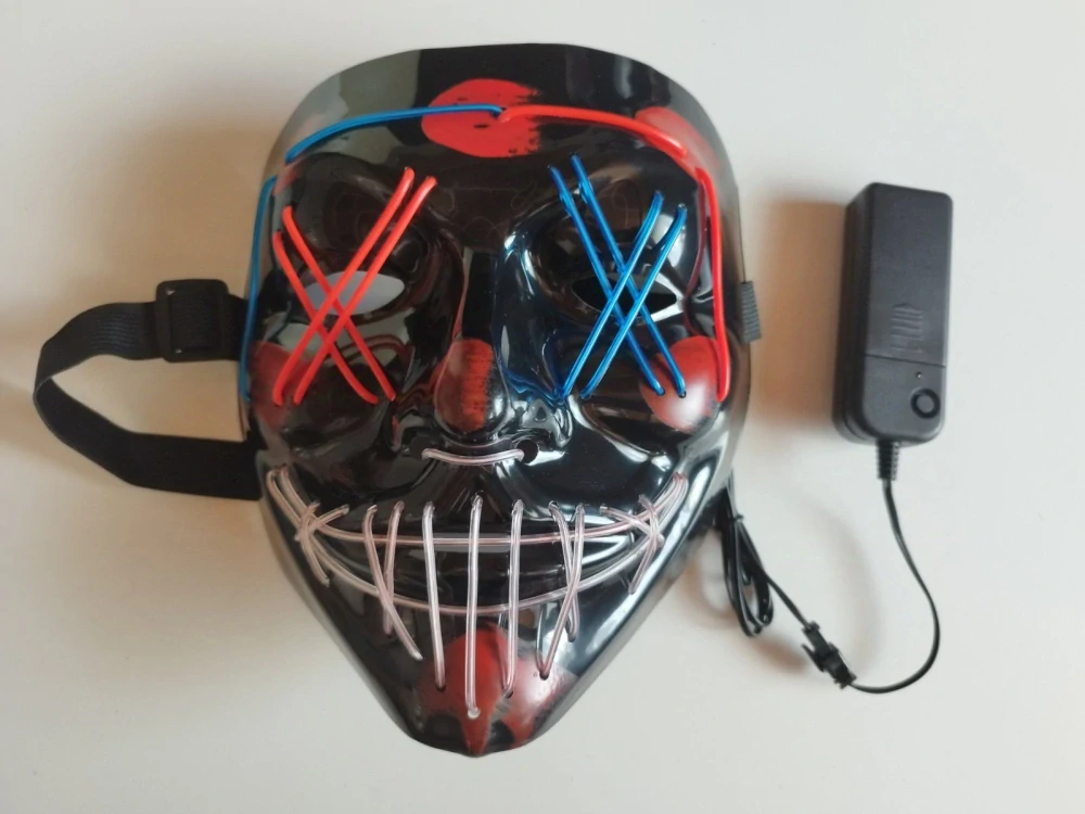 LED Maska na Halloween - PURGE - OČISTA