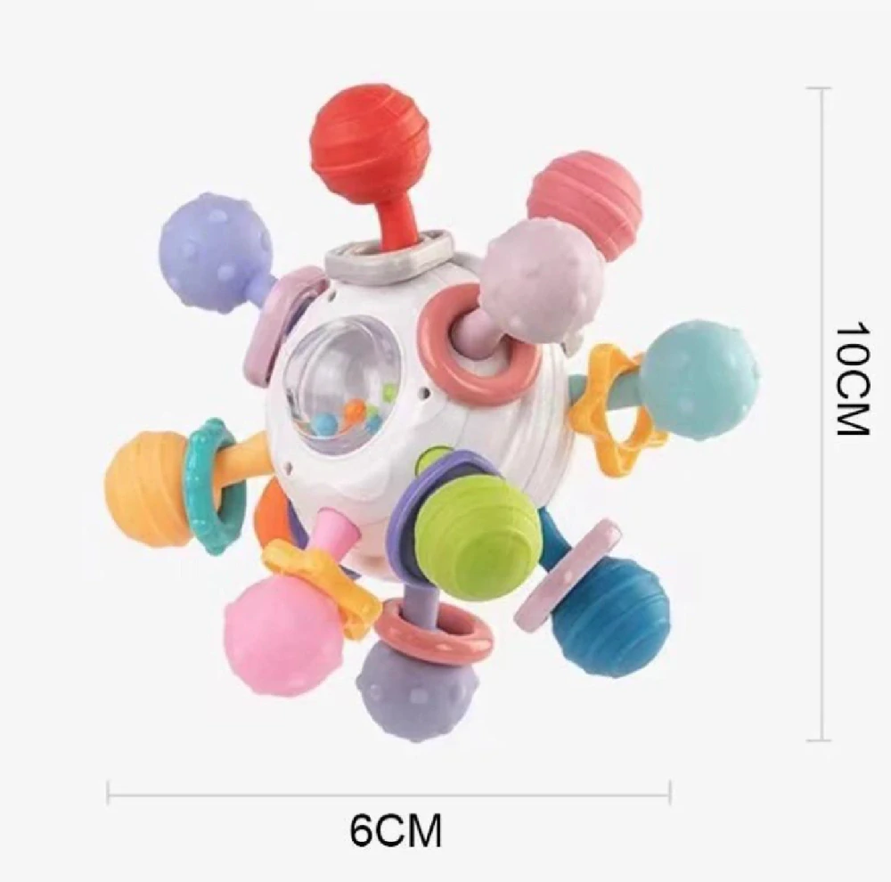 Chrastící míček - kousátko pro miminko