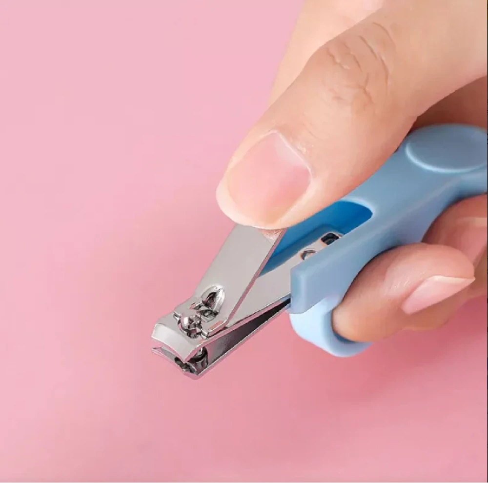 Sada kartáčů a manikúry pro miminko - MODRÁ