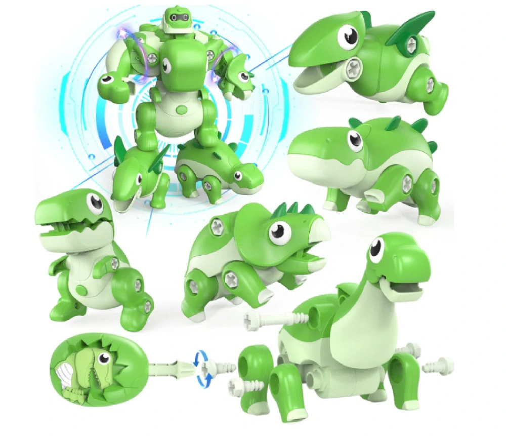 Robotický dinosaurus 5 v 1 - ZELENÝ