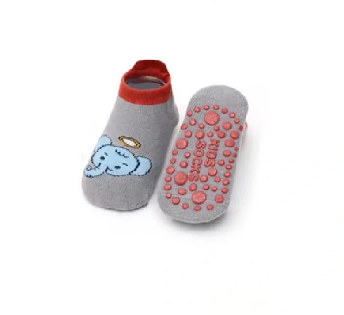 Protiskluzové ponožky - ŠEDÉ - SLONÍK - (12-36 m) M