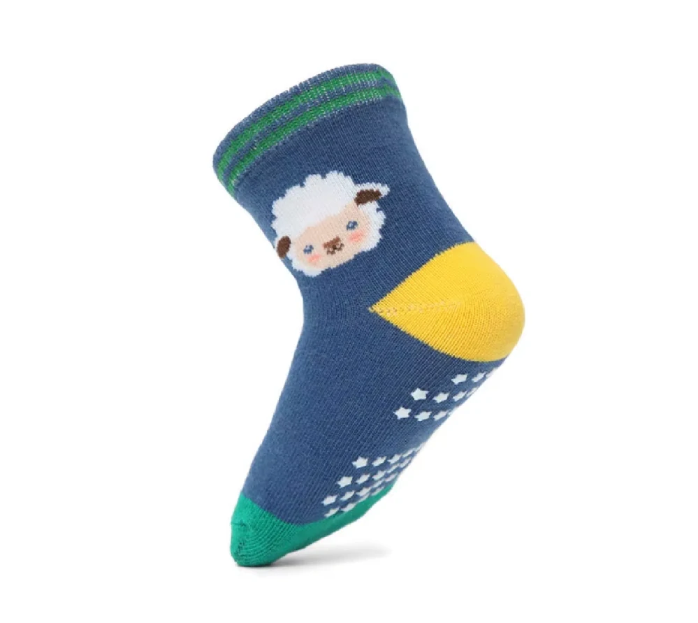 Protiskluzové ponožky - OVEČKA - (0-12 m) S