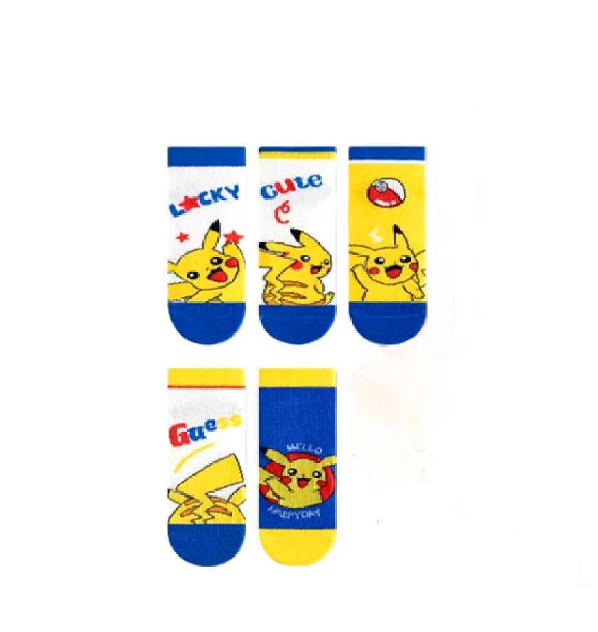 Kotníkové ponožky - POKÉMON - PIKACHU - GUESS - (3-5 let) M