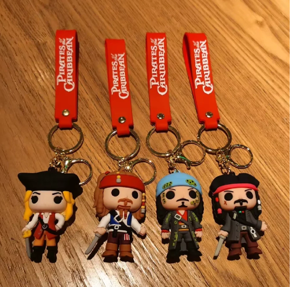 Přívěsek na klíče - PIRÁTI KARIBIKU - JACK SPARROW