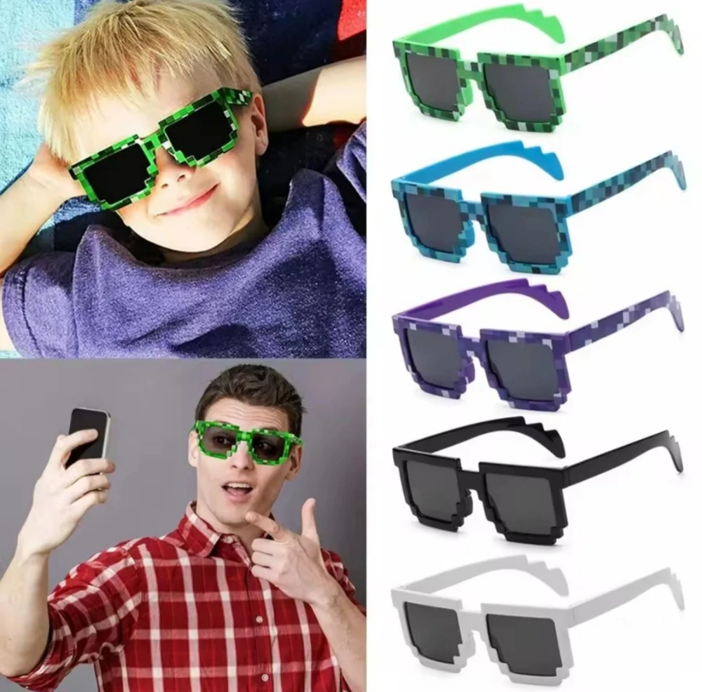 Sluneční brýle - MINECRAFT - FIALOVÉ