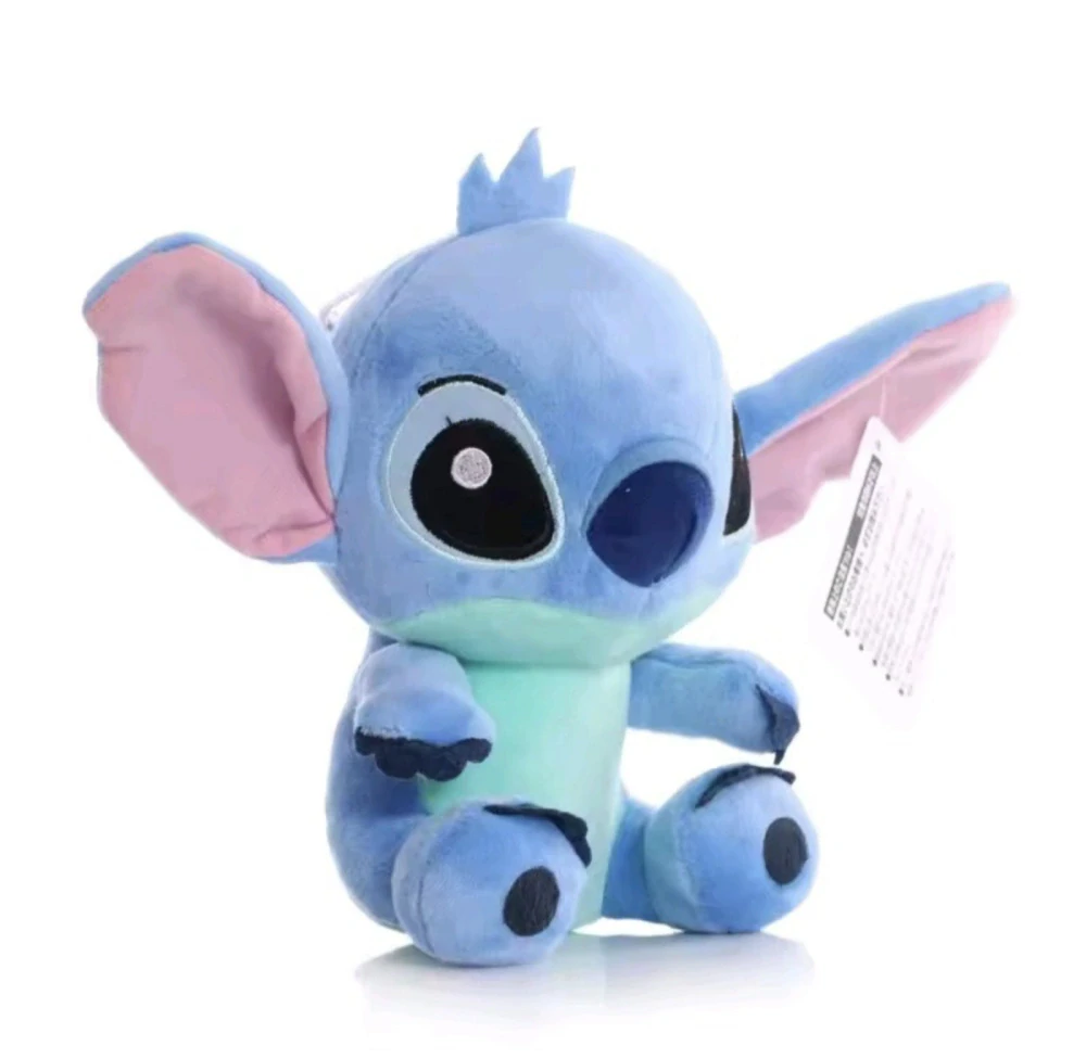 Malý plyšový STITCH s přísavkou - POHÁDKA LILO A STITCH - MODRÝ - 16 cm