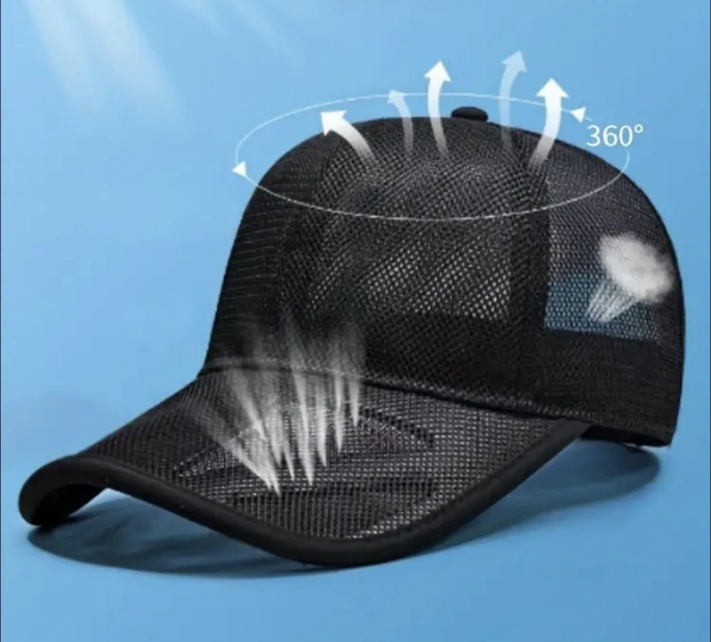 Letní síťovaná kšiltovka - TMAVĚ MODRÁ