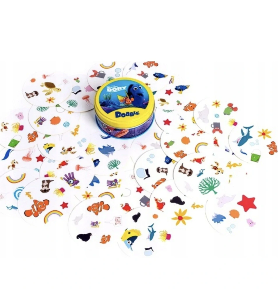 Postřehová hra Dobble-Spot it - HLEDÁ SE DORY - S VADOU