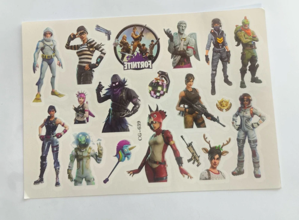 Dětské dočasné tetování - FORTNITE (B)