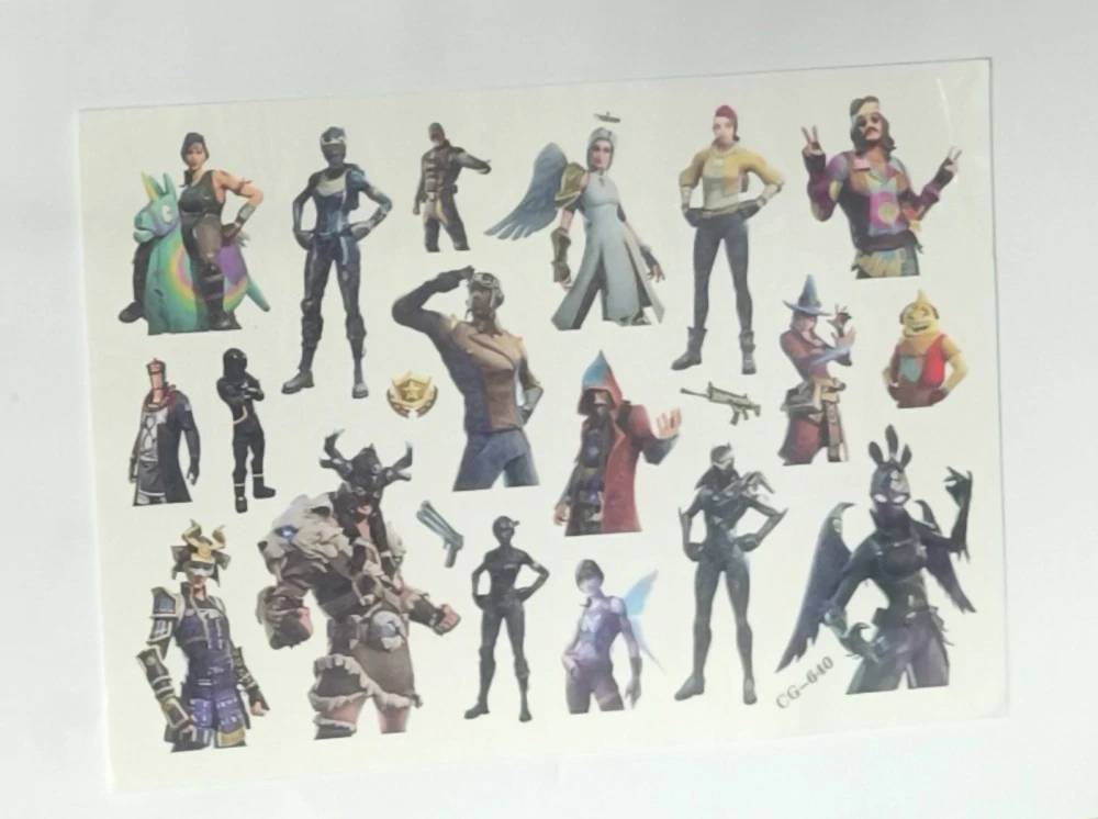 Dětské dočasné tetování - FORTNITE (C)